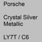 Preview: Porsche, Crystal Silver Metallic, LY7T / C6.